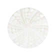 White Bevel Cut Shank Back Plastic Button - 44L/28mm