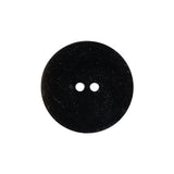 Beige and Black Striated Low Convex 2-Hole Plastic Button - 36L/23mm