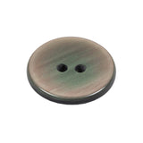 Gray, Pink and Green Iridescent 2-Hole Plastic Dish Button - 40L/25.5mm