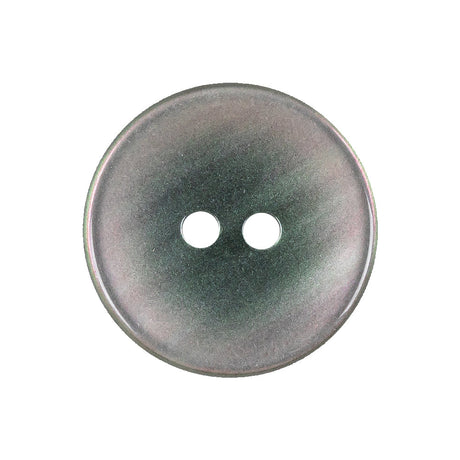 Gray, Pink and Green Iridescent 2-Hole Plastic Dish Button - 40L/25.5mm