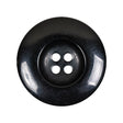 Black 4-Hole Plastic Deepwell Button - 44L/28mm