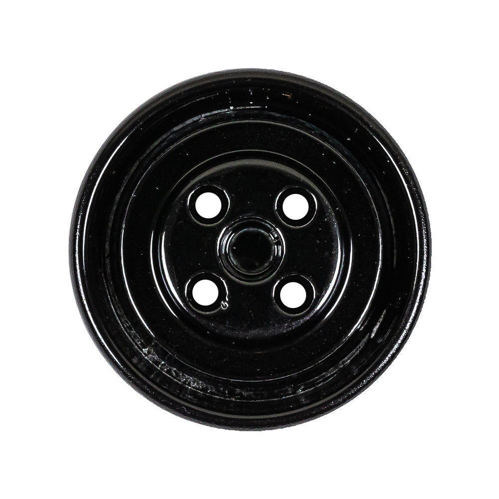 Black Metal 4-Hole Dish Button - 44L/28mm