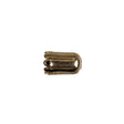 Gold Metal Tassel Stoppers Pair - 0.5" x 0.375"