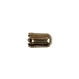 Gold Metal Tassel Stoppers Pair - 0.5" x 0.375"