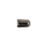 Silver Metal Tassel Stoppers Pair - 0.5" x 0.375"