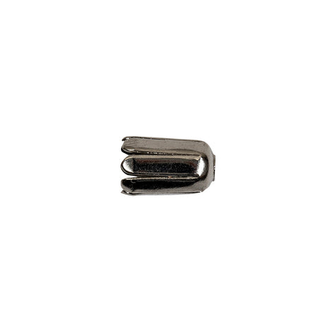 Silver Metal Tassel Stoppers Pair - 0.5" x 0.375"