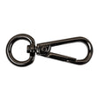 Gunmetal Clasp Closure with Round Swivel Bottom - 2" X 0.75"