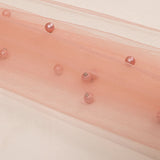 Beaded Tulle - Coral Haze - Sylvie Collection