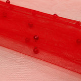 Beaded Tulle - Red - Sylvie Collection