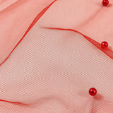 Beaded Tulle - Red - Sylvie Collection