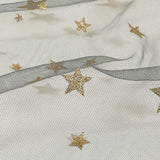Starry Glitter Tulle - Storm