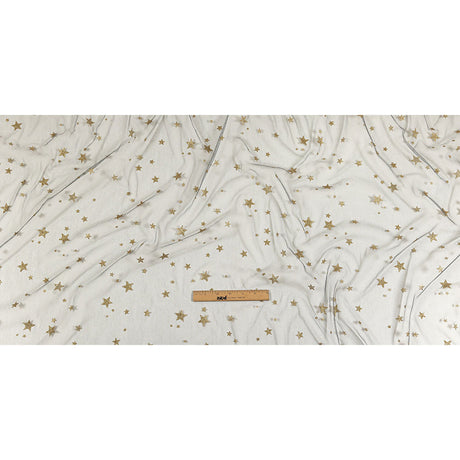 Starry Glitter Tulle - Storm