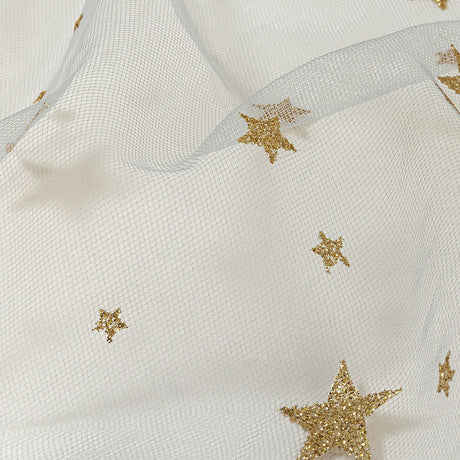 Starry Glitter Tulle - Tradewinds