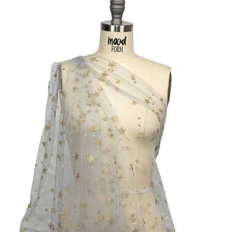 Starry Glitter Tulle - Tradewinds