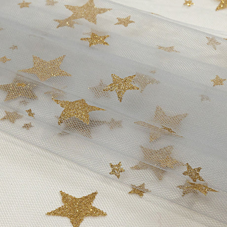 Starry Glitter Tulle - Tradewinds