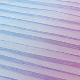 Blue, Purple and Pink Ombre Pleated Tulle