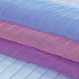 Blue, Purple and Pink Ombre Pleated Tulle