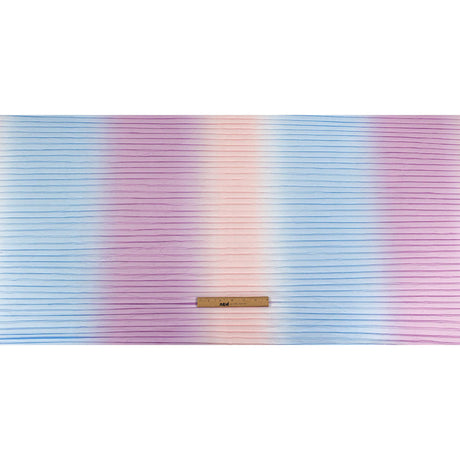Blue, Purple and Pink Ombre Pleated Tulle