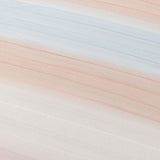 Pink, Peach and Blue Ombre Stripes Pleated Tulle