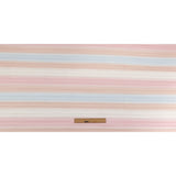 Pink, Peach and Blue Ombre Stripes Pleated Tulle