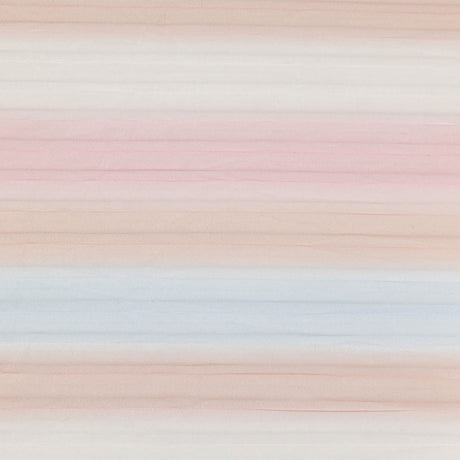 Pink, Peach and Blue Ombre Stripes Pleated Tulle