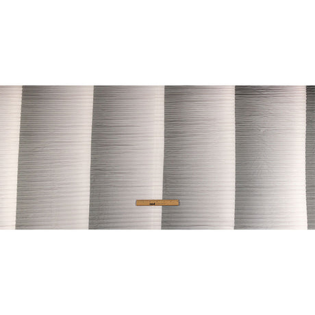 Gray and Pink Ombre Stripes Pleated Tulle