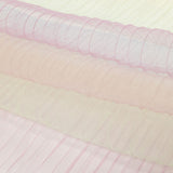 Pastel Rainbow Ombre Stripes Pleated Tulle