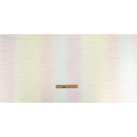 Pastel Rainbow Ombre Stripes Pleated Tulle