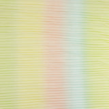 Green, Yellow and Orange Ombre Stripes Pleated Tulle