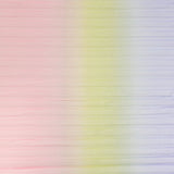 Purple, Pink and Yellow Ombre Stripes Pleated Tulle