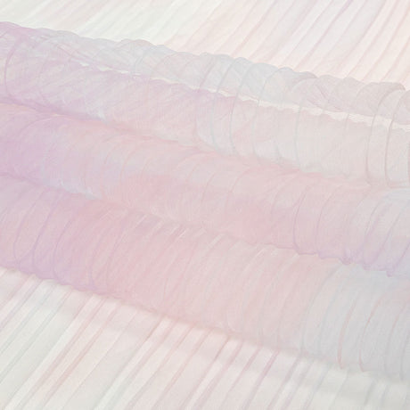 Pink Dolphin, Lilac and Pale Blue Tie Dye Pleated Tulle