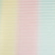 Sea Pink, Yellow and Blue Gradient Stripes Pleated Tulle