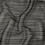 Metallic Stretch Plisse - Black - Natalia Collection