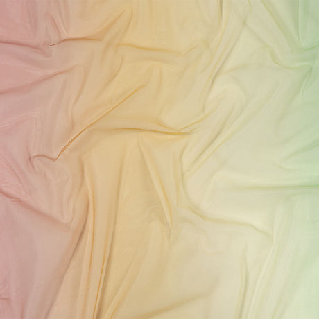 Ombre Stripes Shadow Tulle - Rainbow