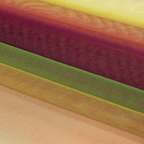 Ombre Stripes Shadow Tulle - Yellow, Green and Pink