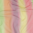 Ombre Stripes Shadow Tulle - Yellow, Green and Pink