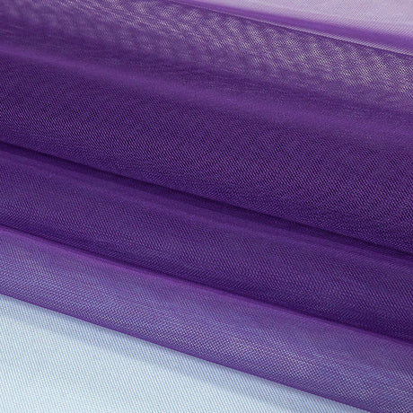 Ombre Stripes Shadow Tulle - Blue and Heliotrope