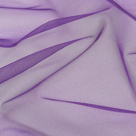 Ombre Stripes Shadow Tulle - Blue and Heliotrope