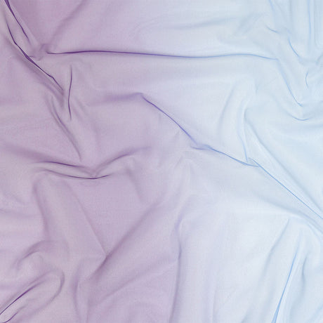 Ombre Stripes Shadow Tulle - Blue and Heliotrope