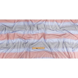 Ombre Stripes Shadow Tulle - Red, Mazarine Blue and Navy