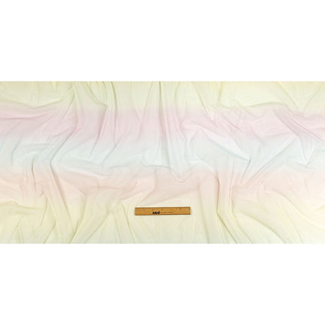 Ombre Stripes Shadow Tulle - Pastel Rainbow