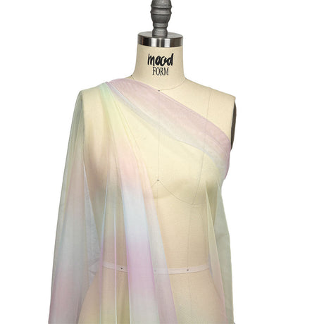 Ombre Stripes Shadow Tulle - Pastel Rainbow