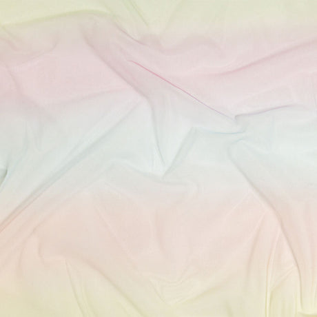 Ombre Stripes Shadow Tulle - Pastel Rainbow