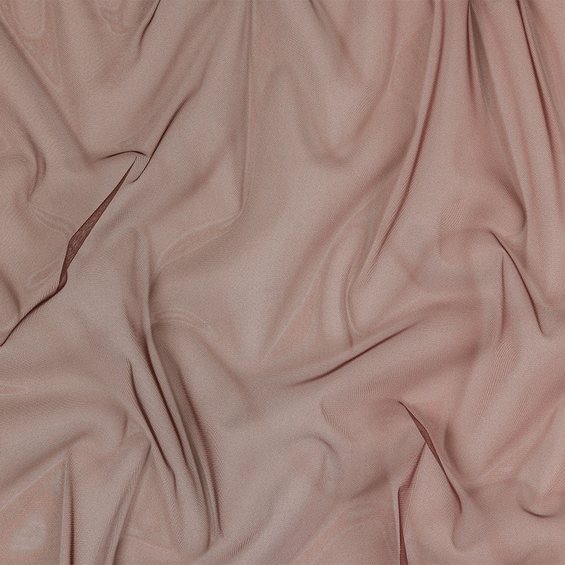 Caramel, Brown and Deep Mahogany Ombre Shadow Stretch Tulle