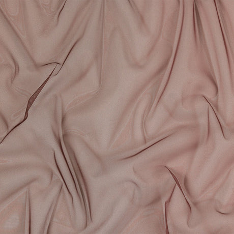 Caramel, Brown and Deep Mahogany Ombre Shadow Stretch Tulle
