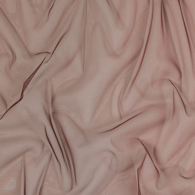 Caramel, Brown and Deep Mahogany Ombre Shadow Stretch Tulle
