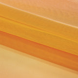 Ombre Stripes Shadow Tulle - Yellow, Orange and White