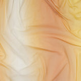 Ombre Stripes Shadow Tulle - Yellow, Orange and White