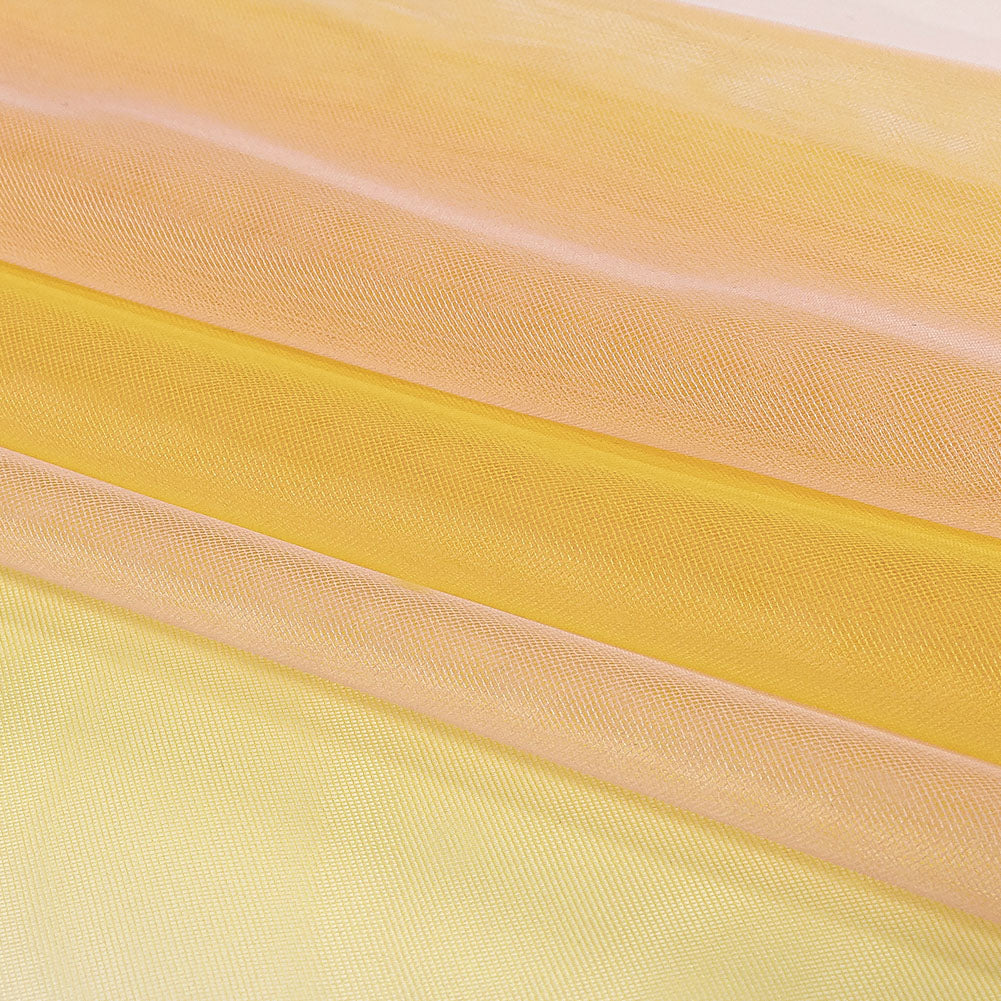 Ombre Stripes Shadow Tulle - Pink and Yellow