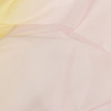 Ombre Stripes Shadow Tulle - Pink and Yellow